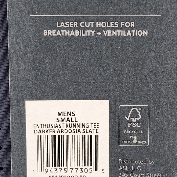 VRST Men's Darker Ardorsia Slate Enthusiast Running Tee - S - Picture 6 of 6